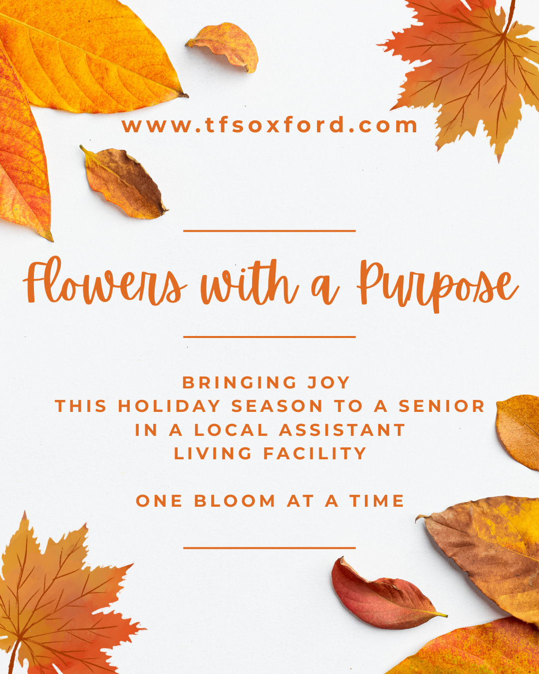 Flowers with a Purpose