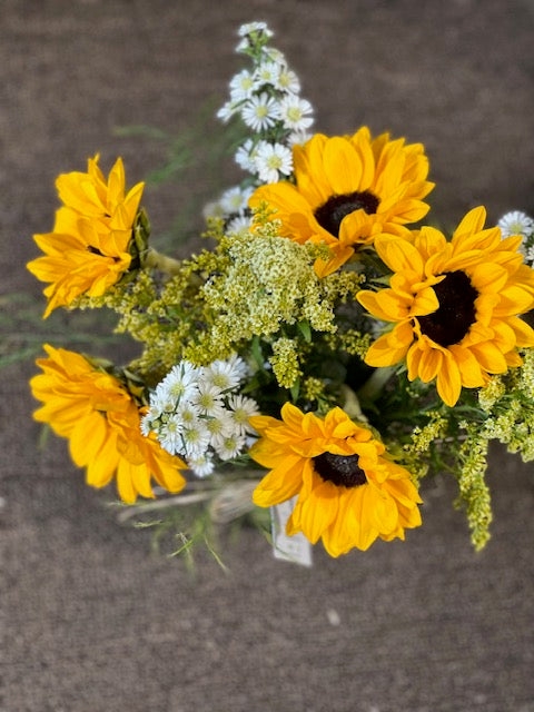 Sunflower Mason Jar