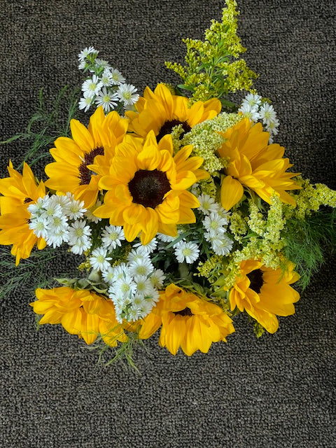 Sunflower Mason Jar