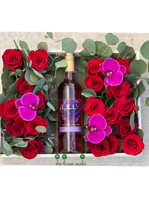 Flowers + Lilly Wine Infused