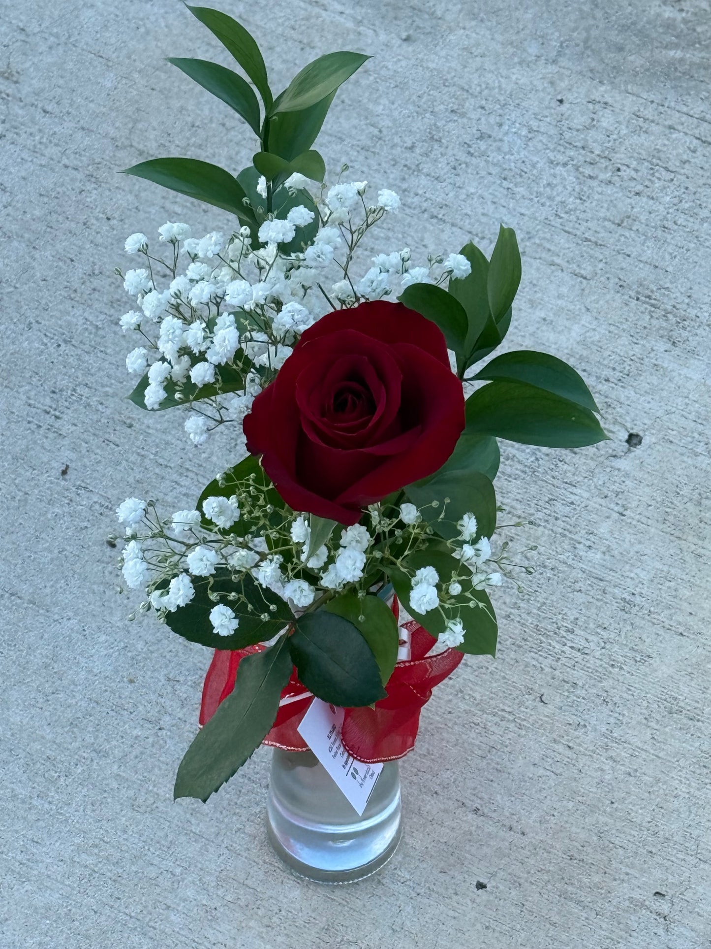 LOVE IS KIND | Single Red Rose