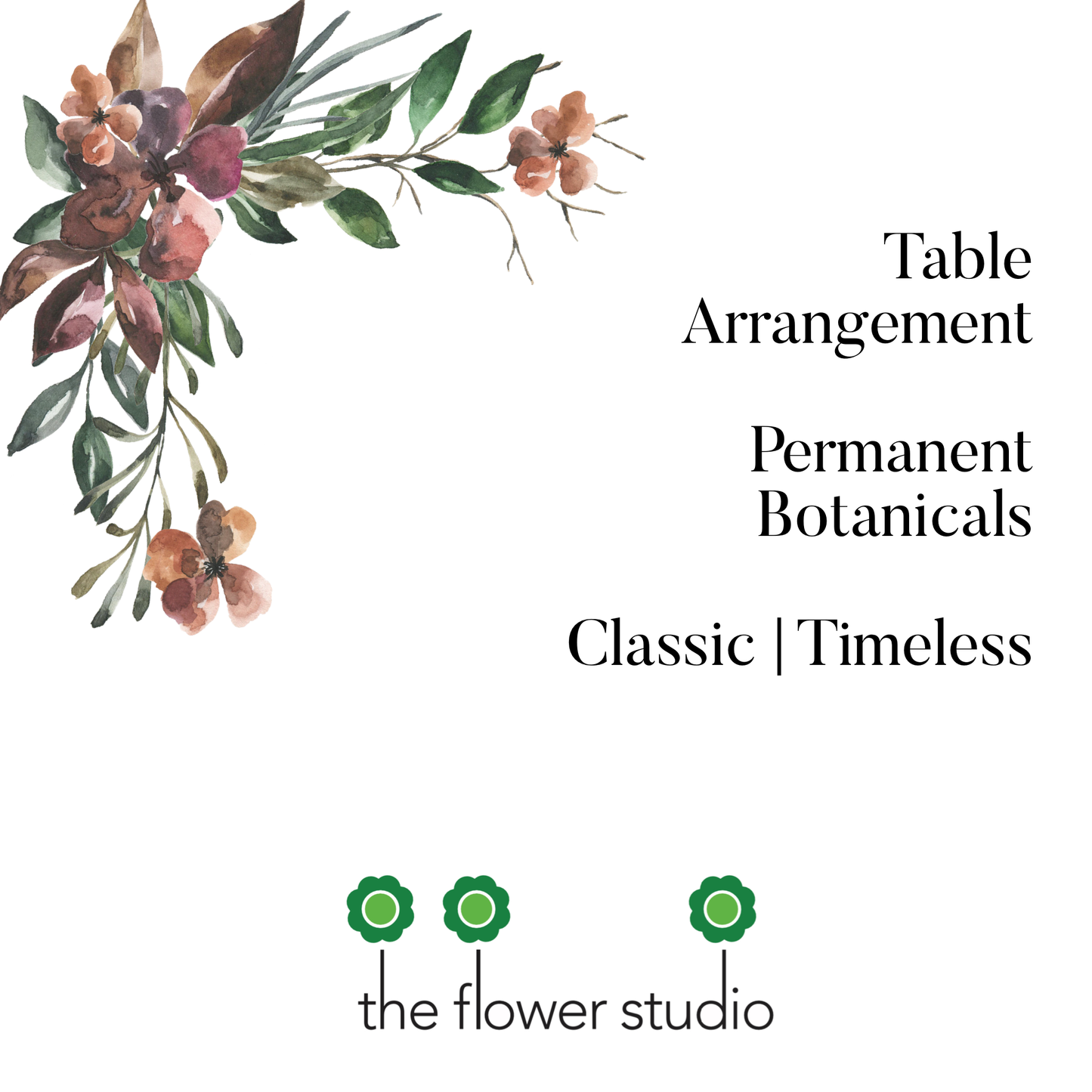 Table Arrangement - Faux - Classic
