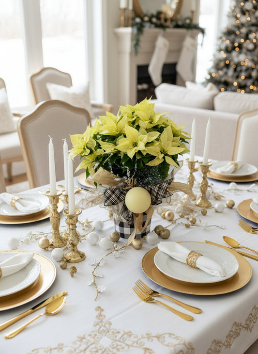 Medium Novelty Poinsettia by The Flower Studio Oxford