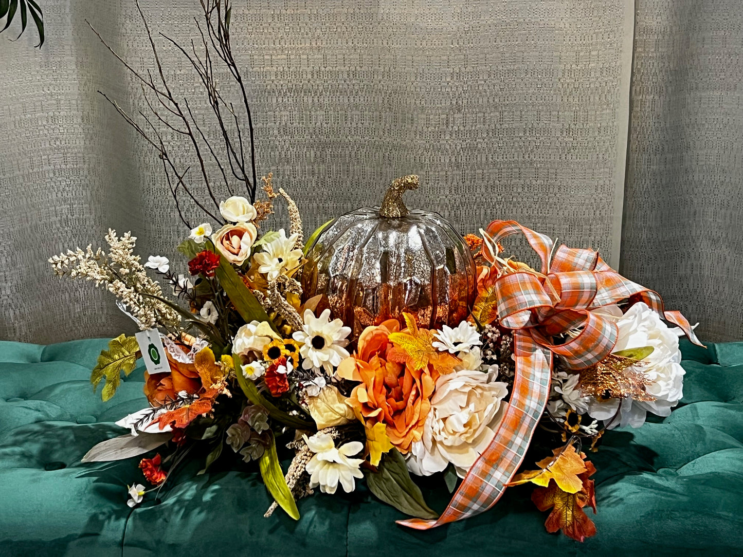 Autumn Glow Pumpkin Centerpiece - FAUX