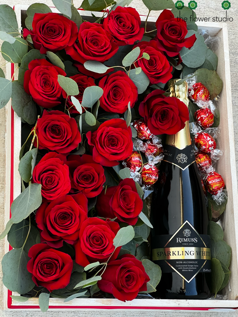 Roses + Chocolate + Rimuss Sparkling White Non-alcoholic